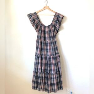 NWT Madewell Tiered Maxi Dress